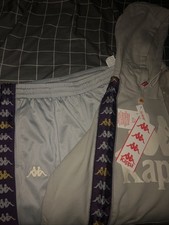 Large kappa Tracksuit Grey, Purple, And Yellow