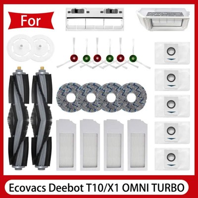 Ecovacs Deebot X1/ T10 OMNI / TURBO Robot Vacuum Cleaner Parts Mop Dust Bag Hepa