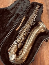 Pre Owned BUESCHER SILVERTONE Tenor Saxophone - Repadded PERFECT - Ships FREE
