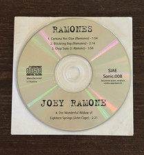 Joey Ramone - The Wonderful Widow of Eighteen Springs (CD EP, 1997) PUNK