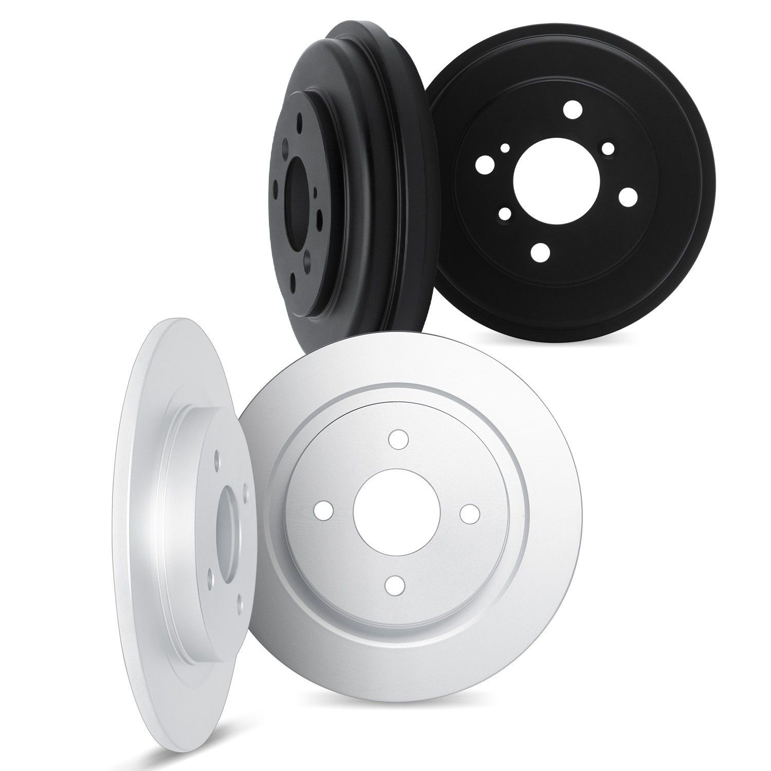 Dynamic Friction 6004-54000 DFC Brake Rotors and Drums - Blank For 88-93 Festiva