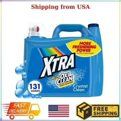 Xtra Plus OxiClean, 131 Loads Liquid Laundry Detergent, 203.1 fl oz