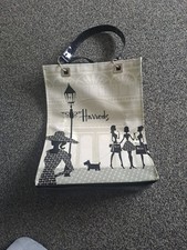 Harrods Tote Bolsas con cremallera knightsbridge shopping bag PVC