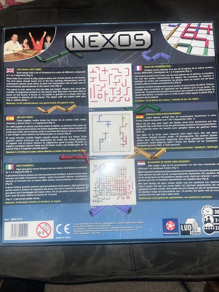 NEXOS Strategy Board Game Bernard Tavitian Winning Moves LUD Editions - Image 3 of 4