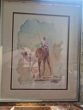 Ihsan Ali Al-Khateeb, Limited Edition framed signed print 27/995 stunning piece