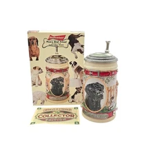 Anheuser Busch Budweiser Man's Best Friend Series Labrador Lidded Stein CS379