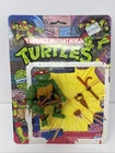 1988 TMNT Raphael Action Figure With Backer Board And Accessories