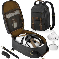 Hard Carrying Case Compatible with VR Headsets Virtual Reality and Touch Control