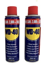 2-Pack WD-40 multi-use original spray can.220ml 29.07 per litre