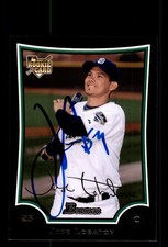 Signed Baseball Card Auto Jose Lobaton 2009 Bowman #BDP36 San Diego Padres