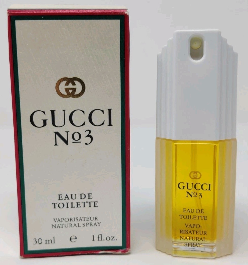 GUCCI No 3 Eau de Toilette 30ml 1 fl oz Natural Spray EDT Vintage
