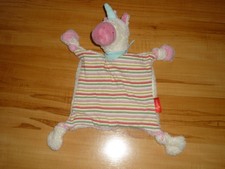 💕 Schmusetuch Kuscheltuch Sigikid Einhorn 41931 Bunt Weiß 💕