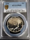 1964 - 50C Silver Proof Kennedy Half Dollar PCGS PR68 Free Shipping