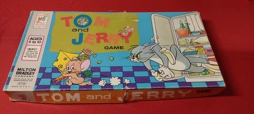 Vintage 1968 Tom and Jerry Board Game Milton Bradley – Classic Cartoon Complete