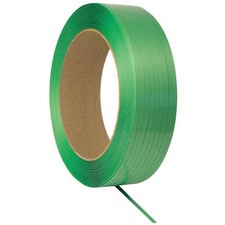 Zoro Select 40Tp74 Plastic Strapping, 1, 500 Lb, Green, 40Tp74