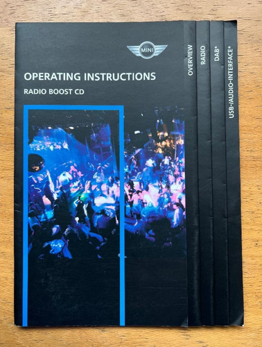 MINI MINI CLUBMAN RADIO BOOST BEDIENUNGSANLEITUNG - BETRIEBSANLEITUNG 2006-2010
