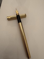 WHSmith Vintage Messenger Fountain Pen Gold Plated