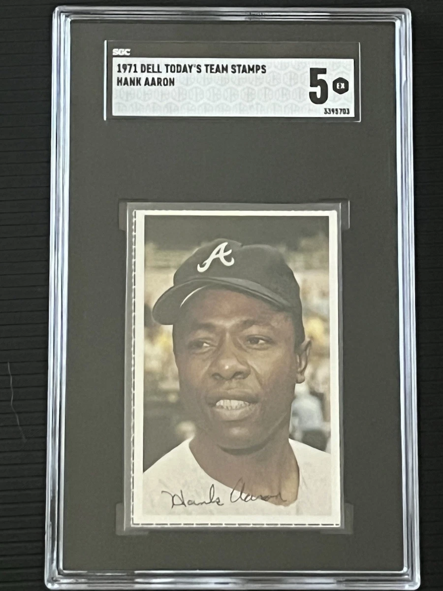 Hank Aaron 5 Graded Baseball Sports Trading Cards & Accessories
