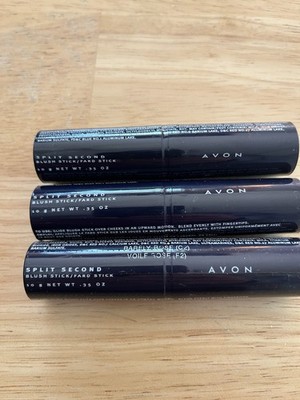 Avon Split Second Blush Stick BARELY ROSE Sealed NOS Lot Of 3 Sticks