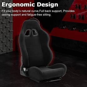 Zootopo Racing Seat With Adjustable Double Slide For Racing Simulator Cockpit