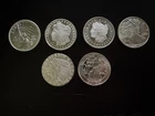 .999 Fine Silver 6 Troy Ounce Mixed Design Bullion Round Lot Morgan Liberty Incu