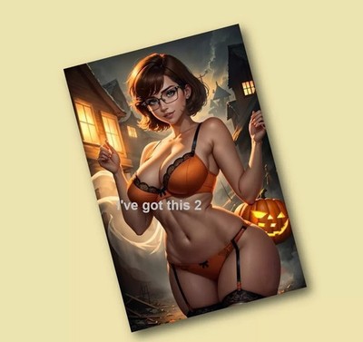 Kühlschrankmagnet Velma Dinkley - Scooby Doo - Sexy Anime Art 3767