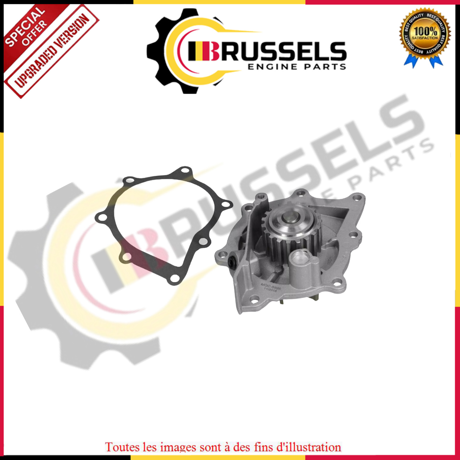 Kit distribution pompe à eau Peugeot 206 Citroën Xsara Picasso Berlingo 2.0 HDi