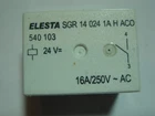 1x Relay 24V 1xEIN 16A Elesta Sgr 14 024 1A H Aco #20-8E/G