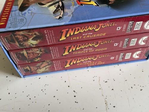 The Adventures Of Indiana Jones VHS Widescreen Edition Trilogy Box 3 VHS Set - Picture 3 of 12