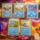 Pokemon TCG Squirtle Lot (5) Base Set Team Rocket McDonald's 2016 Sun & Moon 1st