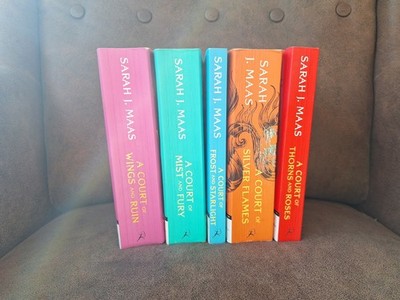 A Court of Thorns and Roses Sarah J Maas ACOTAR 5 Book Complete Collection Set