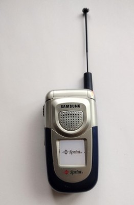 Rare Samsung SPH-A760 Vintage Old Mobile Flip Cell Phone 2003 Read