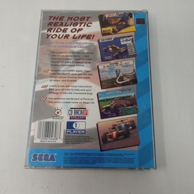 Formula One Beyond The Limit (Sega CD) Disc, Case, Manual, & Registration Card