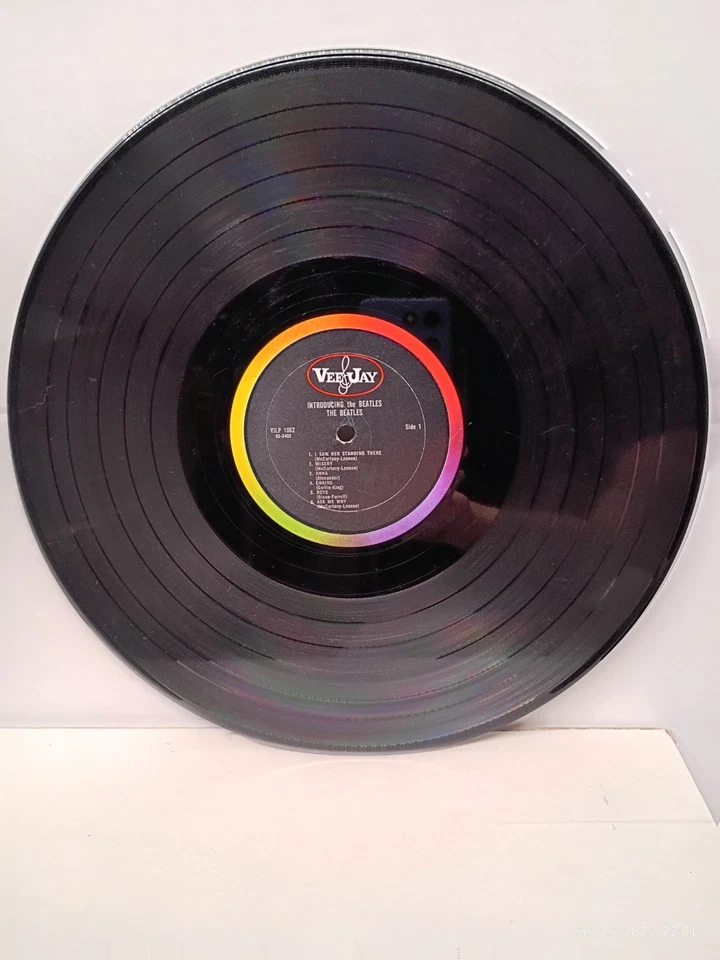 RARE "Introducing The Beatles" LP Vee Jay Rec VJLP-1062 63-3402 US V.2 NEAR MINT - Image 2 of 4