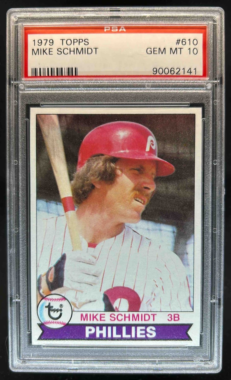 1979 Topps Mike Schmidt #610 Phillies PSA 10