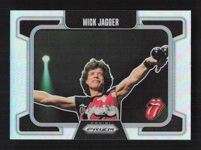 Mick Jagger 2025 Panini Prizm The Rolling Stones Silver #65