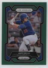 2024 Panini Prizm Green Prizm Jake Gelof #41 uk2