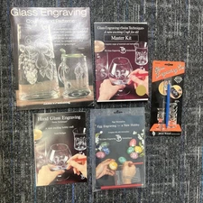 Lot Of 5 Glass Engraving Swiss Technique Master Kit Switzerland TB Craft for All