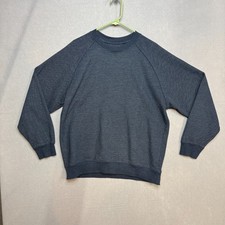 GREG NORMAN Golf XL Blue Navy Pullover Sweater Cotton/Poly 1088