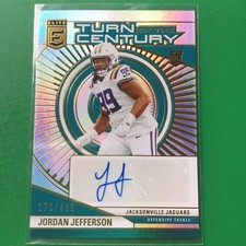 2023 Donruss Elite Jordan Jefferson AUTO RC Turn of the Century SP #/499 Jaguars