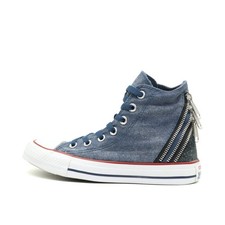 Converse Damen Chuck Taylor All Star Sneaker Blau Textil Mittel High-Top EU 38