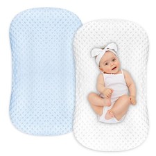 Baby Lounger Cover 2 Pack Premium Newborn Lounger Covers, Organic Removable I...