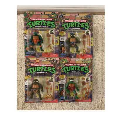 Playmates Toys TMNT Storage Shell Figure 4-Pack 2023 re-release 