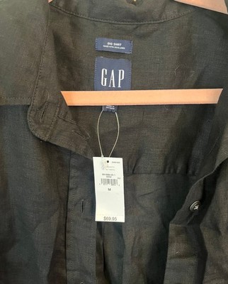 New w/ Tags Gap Women's Size M Organic Cotton Poplin Big Shirt
