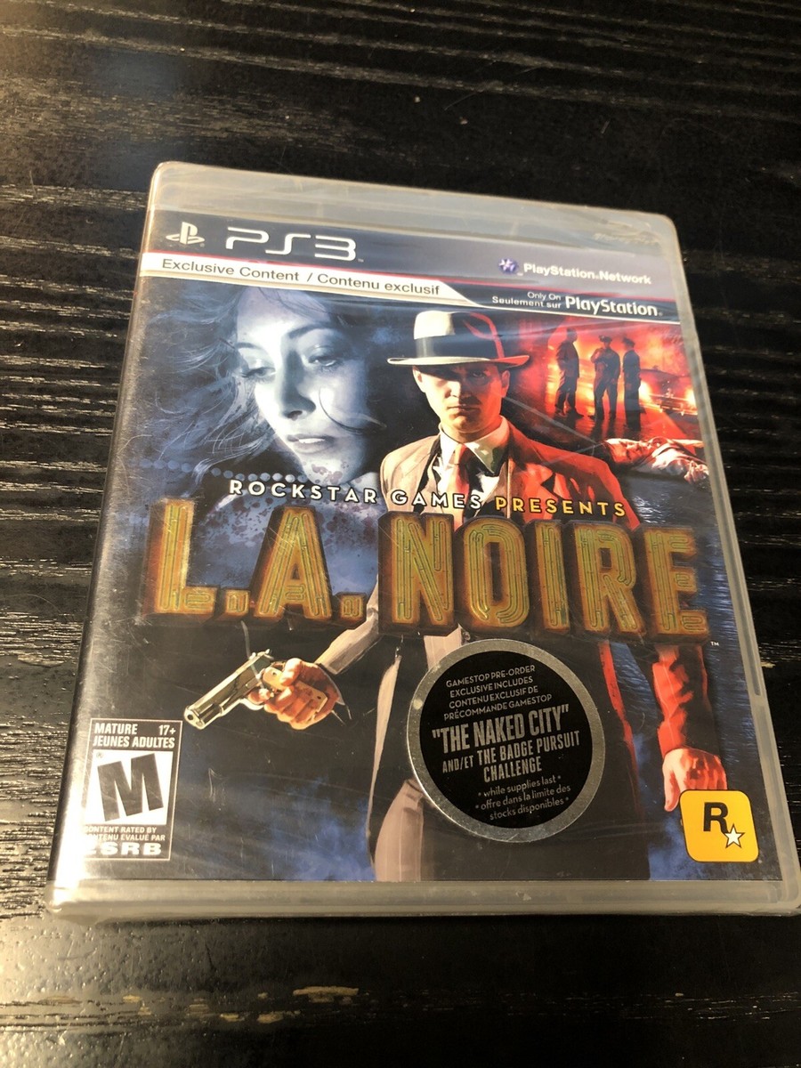 L.A. Noire (Sony PlayStation 3, 2011) PS3, GameStop Pre