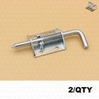 <!--F#f_0-->2x Spring Bolt Latch Lock - Heavy-Duty Zinc Plated Catch Trailer Tailgate Ute<!--F/-->
