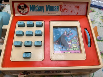 Vintage Walt Disney 1970s Hasbro Mickey Mouse Talking Phone - For