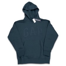 NWT GAP Teen Hoodie Size 12 Green Unisex Hooded Sweatshirt Athletic Big Logo