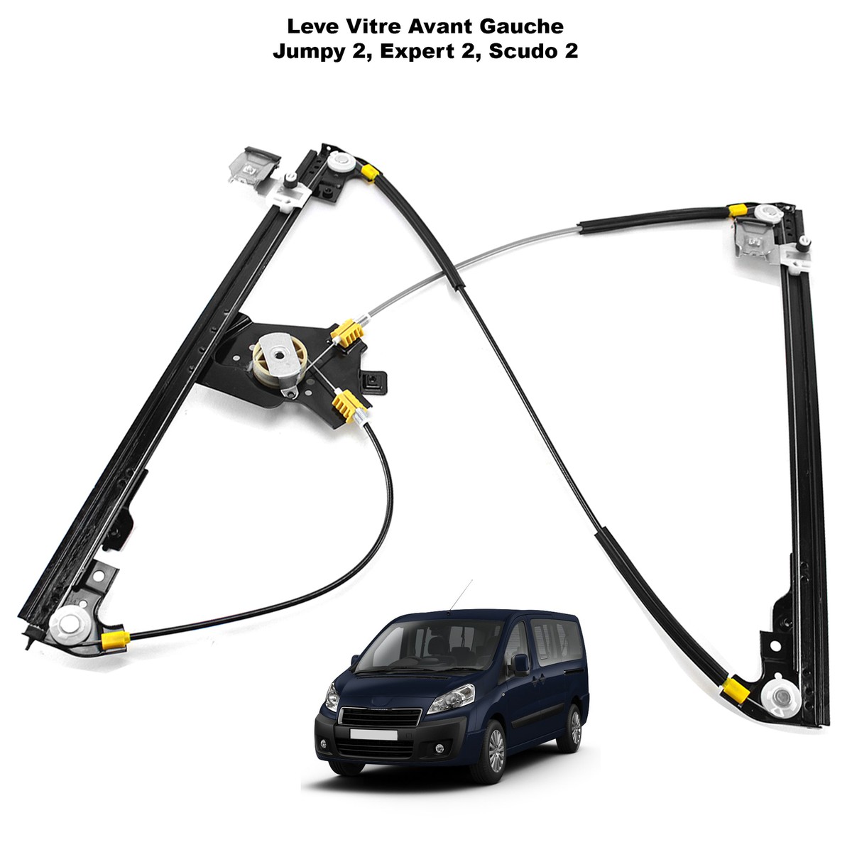 Lève-vitre Avant Droit Pour Citroën Scudo, Peugeot Expert, Fiat Scudo (2007-2016) - Neuf Sous Emballage - Garantie 1 An