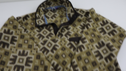 Vtg Patagonia Aztec Aurora Synchilla Snap-T Pullover Fleece Jacket Mens Sz Large - Video 1 of 1